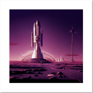 Interplanetary Spaceport Posters and Art